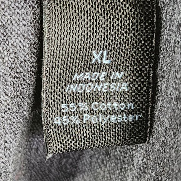 Mens Gray Marc Anthony Slim Fit Henley Shirt Long Sleeve Cotton Blend Size XL - Picture 4 of 8